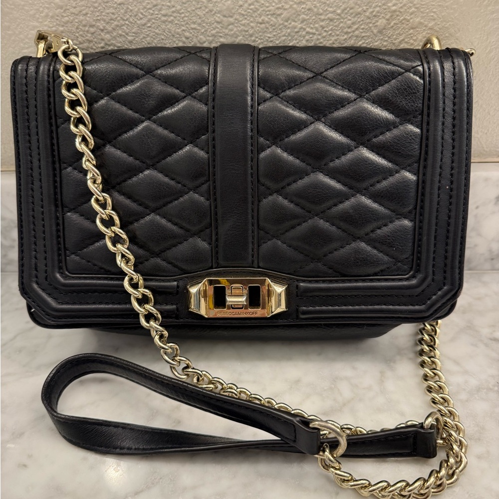 Rebecca Minkoff LoveQuilted Leather Crossbody Bag